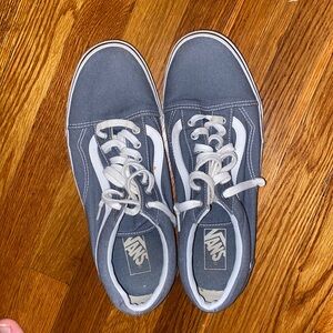 Blue vans shoes